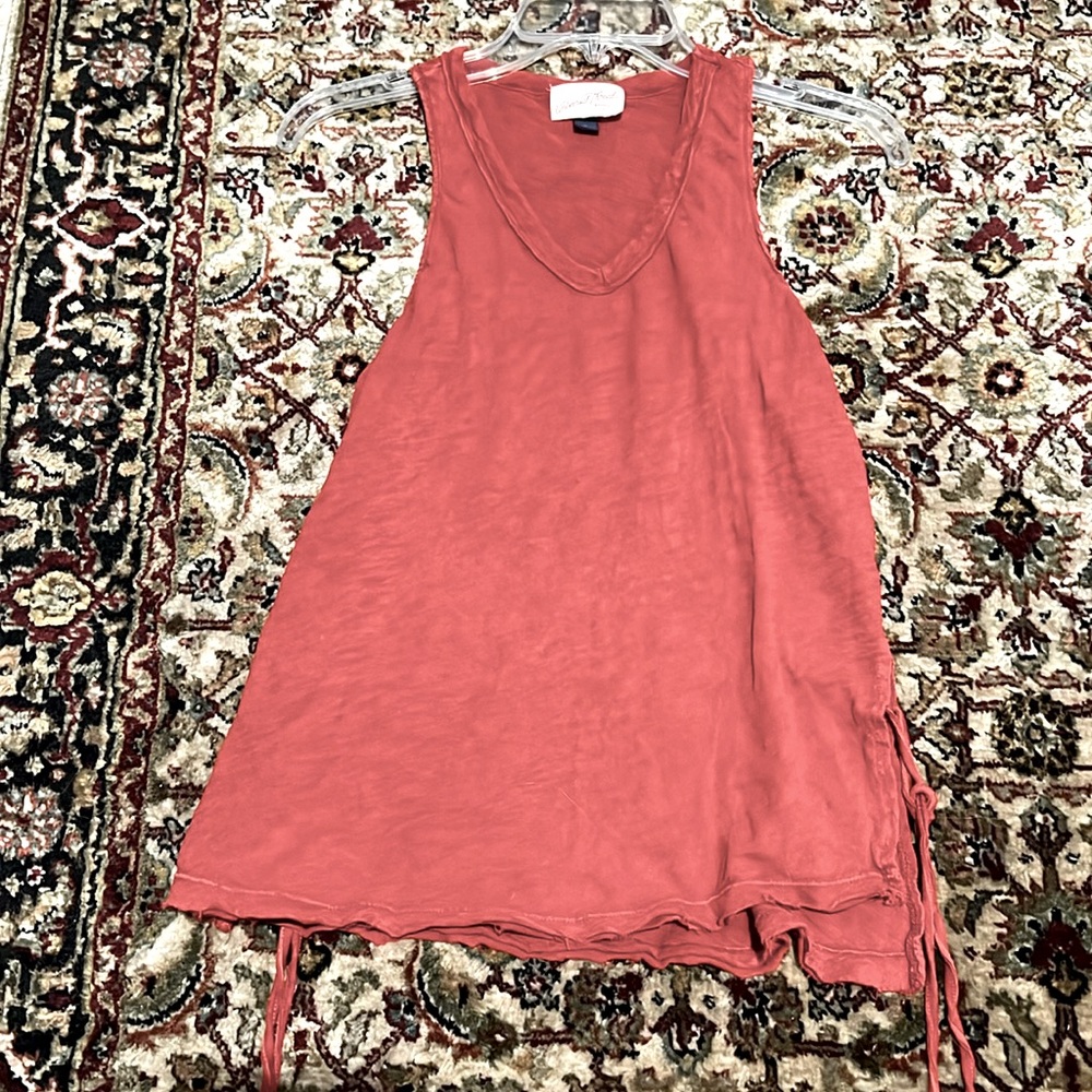 Universal Thread Vibrant Orange Boho Tank Top Size Small